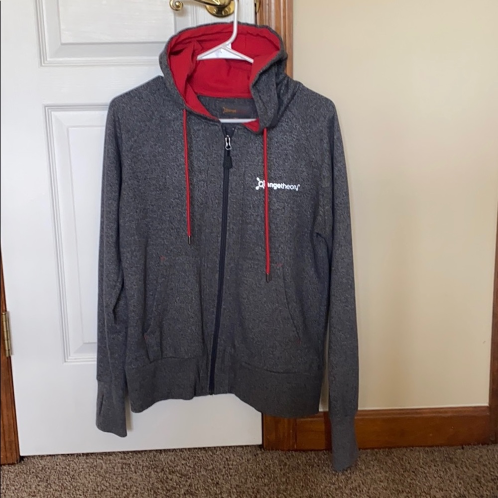 Orangetheory full zip hooded sweatshirt. Size M